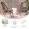 Flash Furniture Navy/White PE Rattan Stacking Paris Chair, 2PK 2-SDA-AD642001-NVYWH-NAT-GG - alternate 6